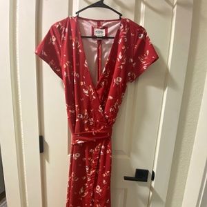 Kosan Travel Dress Red Floral